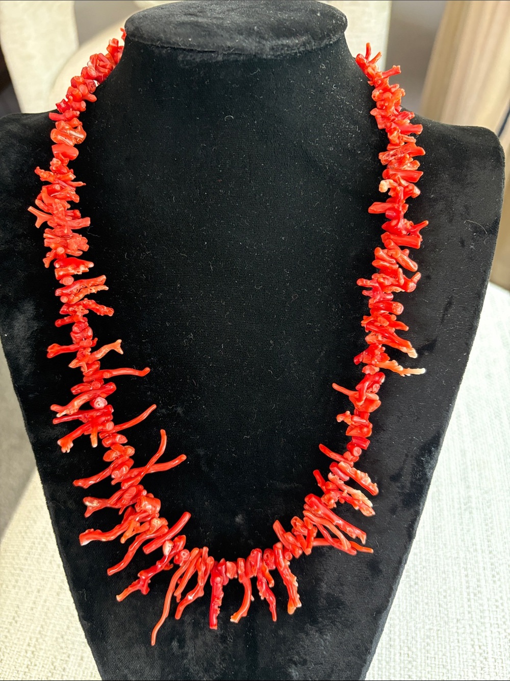 Authentic Red Coral Necklace